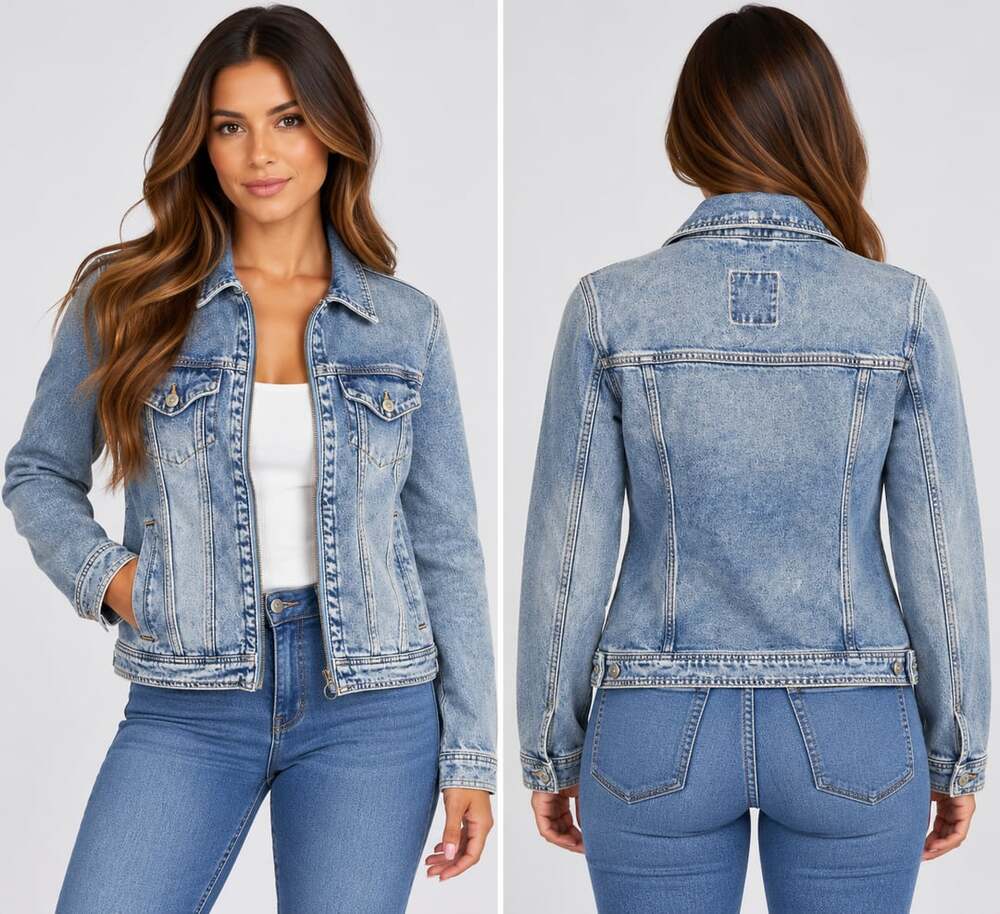 Hollister Denim Jacket Size L